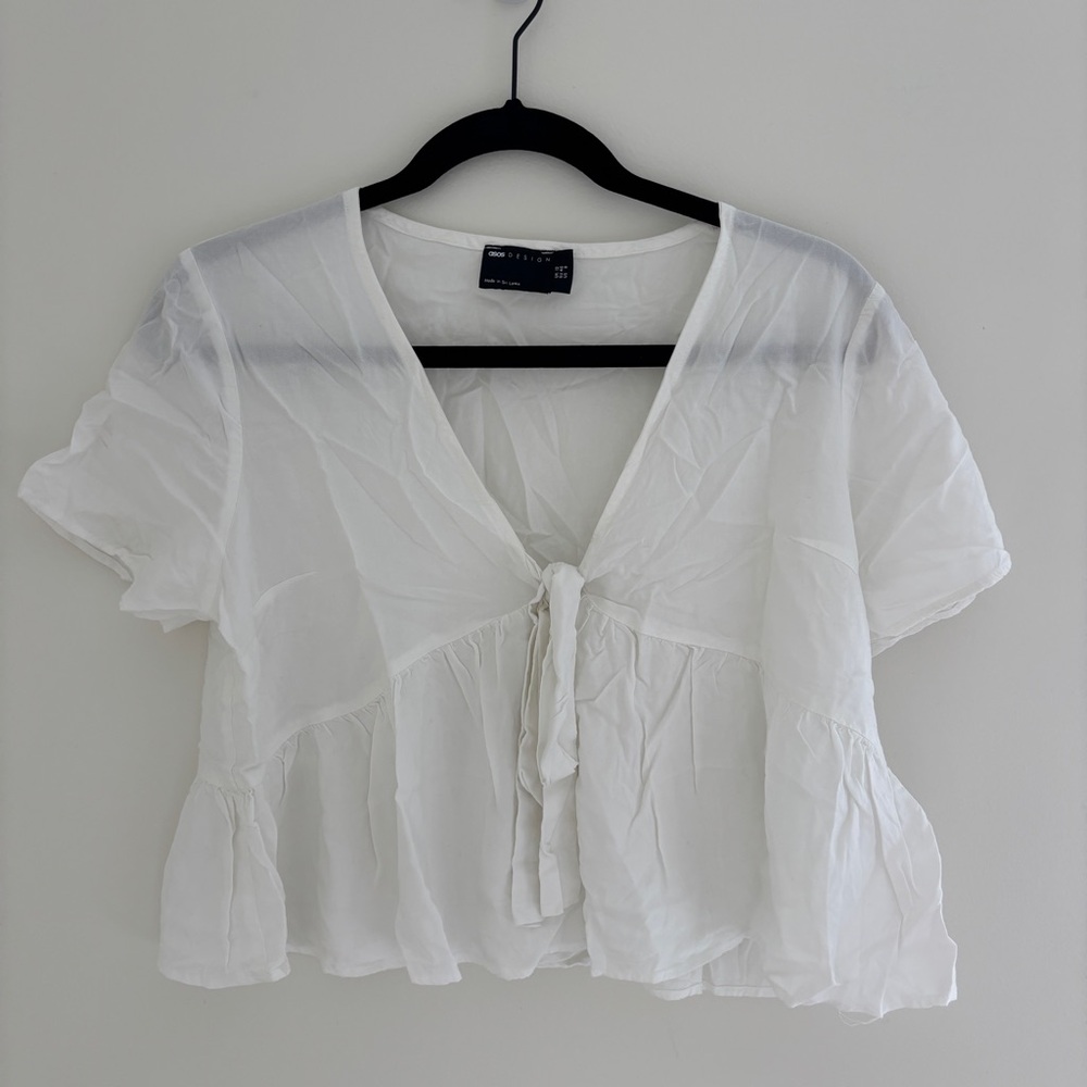 🍀 ASOS White Blouse